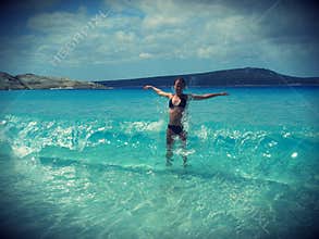 Summer beach fun