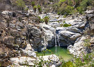 Canyon of the Fox in the Sierra de la Laguna Biosphere Reserve near Santiago, Mexico.