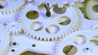 Vintage Mechanical Clock Mechanism