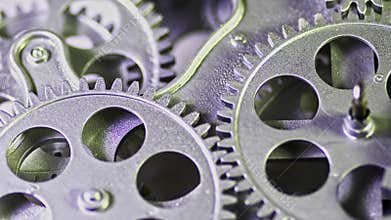 Vintage Mechanical Clock Mechanism