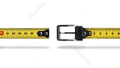 Weight loss measure belt gap