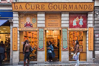 Chocolate Window Shop Brussels Belgium