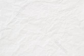 White crumpled paper texture or background
