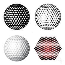 Golf ball symbols