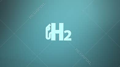 4k Video H2 Molecules Liquid. ProRes 4444
