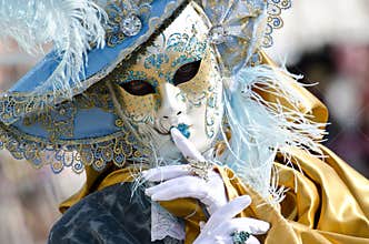 The beauty of carnival masks