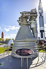 F-1 Liquid-Fueled Engine For Space Rockets