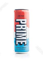 Prime Energy Drink . Bottle drink isolated on white background