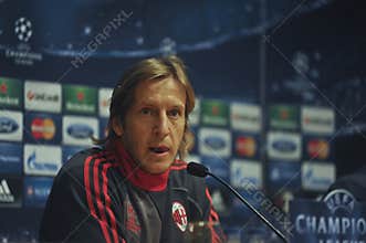 Press conference Massimo Ambrosini AC Milan Player