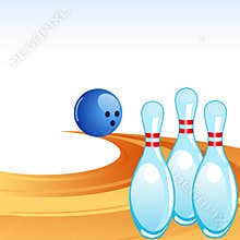 Bowling Pin on Alley