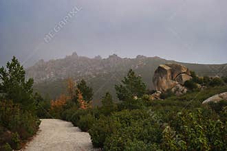 road mountain landscape scenic cloud nature outdoor tree autumn