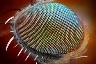 Macro fly eye