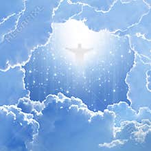 Christ in sky, easter