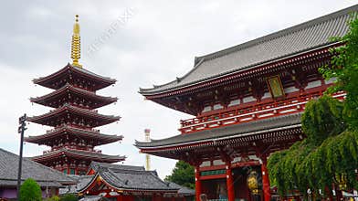 Sensoji Temple (Asakusa Kannon), Tokyo Japan