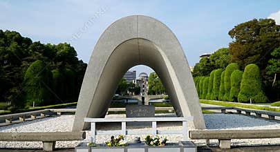 The Peace Memorial Park. Hiroshima, Japan.