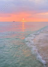 Waikki Beach Sunset, Honolulu, Oahu Hawaii