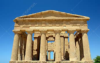 Temple of Concordia in Agrigento Italy