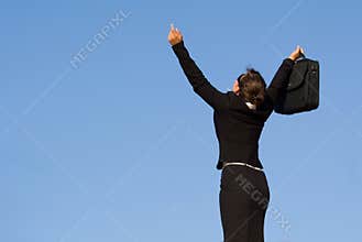 Business woman success
