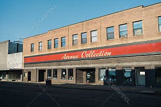 Avenue Collection vintage sign, Endicott, New York