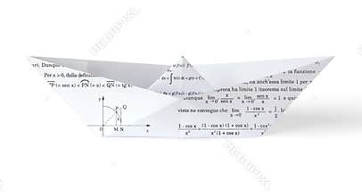 Math Paper Boat