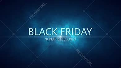 Black Friday. Big discounts dumping, percentages, purchases, sale.