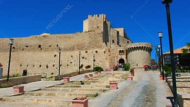 fortifications outside the fortress of San Nicola alle Isole Tremiti in Puglia, Italy