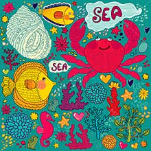 Marine life