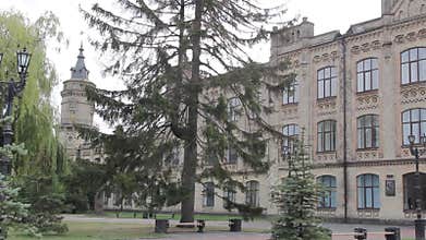 Architectural building. University, College