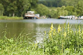 French waterway. Canal Bourgogne.