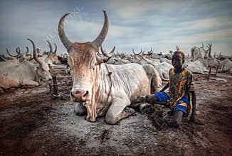 Young Boy of Mundari, South Sudan
