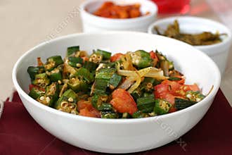 Indian Food Series - Okra Dish