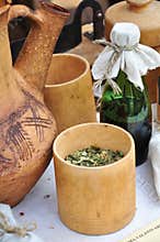 Natural herbs and healing drops