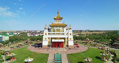 Buddhist temple, the golden abode of Shakyamuni Buddha.