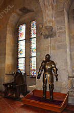 Interior of medieval castle