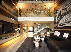 Modern interior design - Living room