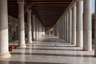 Museum at Ancient Agora Athens Greece