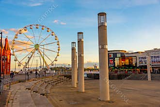 Cardiff, Wales, September 16, 2022: Roald Dahl plass at Mermaid