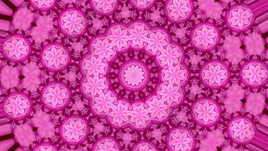 Kaleidoscope pattern trip: hypnotic footage for yoga or clubs.