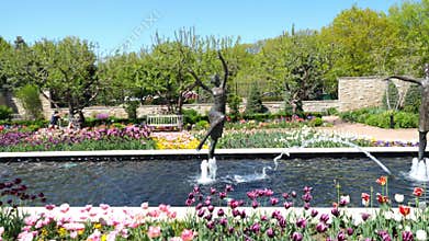 Female Dancer Sculptures at Kauffman Gardens