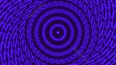 Blue spiral pattern swirling clockwise