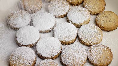 Christmas baking sweet biscuits