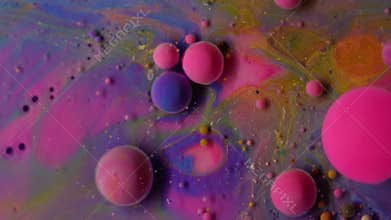 Ink blob art fluid paint spill pigment emulsion