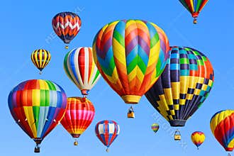 Hot air balloons