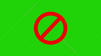 red warning sign isolated. prohibitory sign. isolated on black background. Red sign stop, cross, x, ban, cancel, prohibited icon