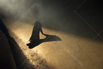 Abstract Love Sex Romance Dating High Heel Shoe