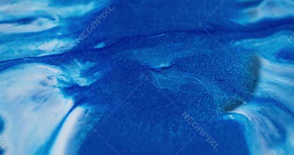 Ink blob pigment spill sparkling enamel art blend