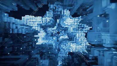 Abstract Geometric Structures: A Dynamic Visual Exploration