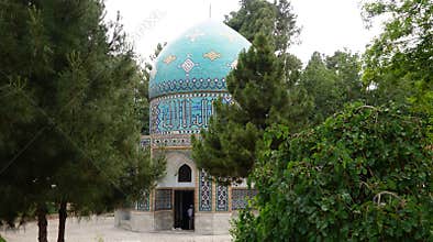 Tomb of Fariduddin Attar Neyshaburi - Mausoleum of the Renowned Persian Sufi Poet Sheikh Attar, Neyshabur, Iran.