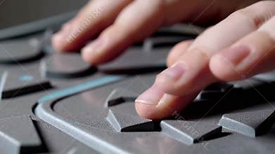 AI Hands using braille reader for communication