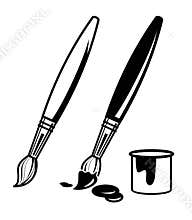 Paint brush icons